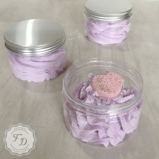 Whipped grapes & blueberry sugar scrub